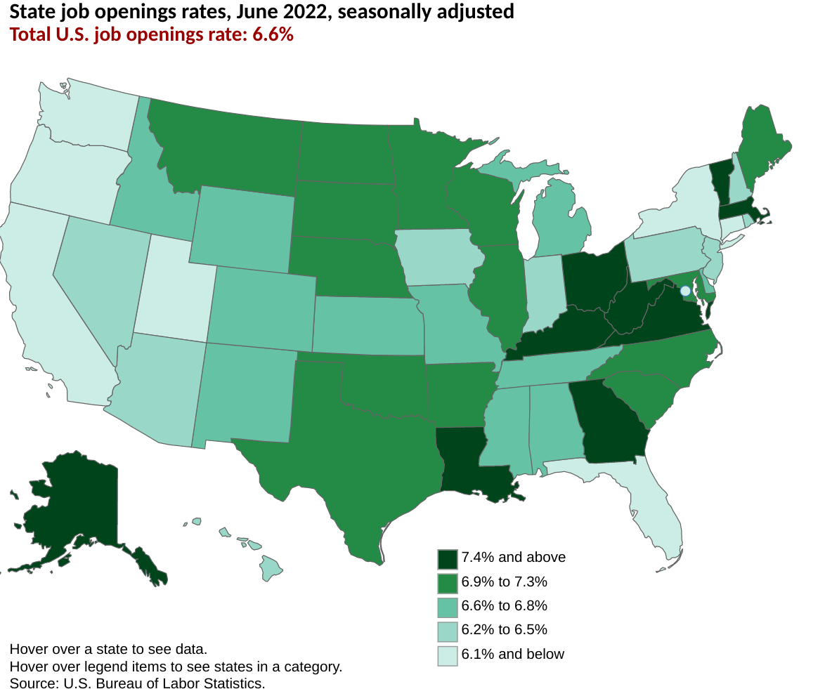 BLS CT employers have 105,000 job openings New Haven BIZ