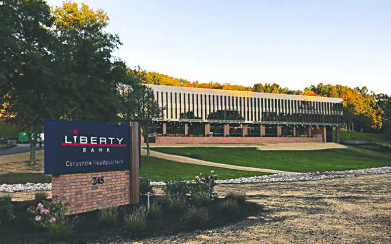 Liberty Bank's corporate headquarters in Middletown.